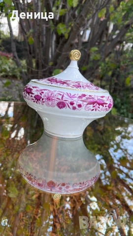 Edelstein Германия Елегантна бонбониера със стилна акцентираща дръжка Височина-16 см и диаметър -16 , снимка 8 - Кутии за храна - 51469509