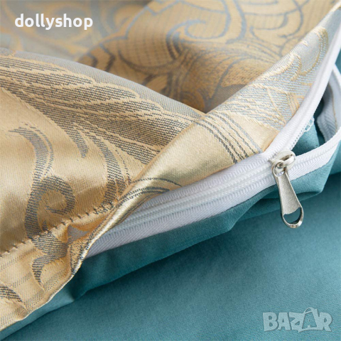 Комплект Спално Бельо от Жакард Сатен Цвят King and Queen, снимка 6 - Спално бельо - 40035576