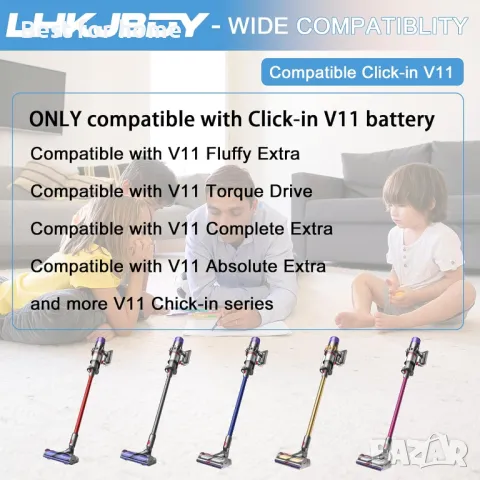 Dyson V11 Замяна на батерия- 8000mAh, снимка 5 - Прахосмукачки - 49271260