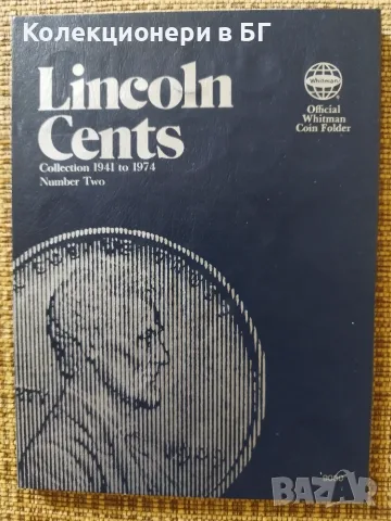 АЛБУМ С МОНЕТИ 1 ЦЕНТ-САЩ  "LINCOLN CENT 1941-1974" /виж описанието/