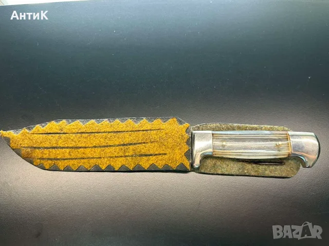 Соц Туристически Нож Вихрен - Петко Денев Габрово, снимка 4 - Антикварни и старинни предмети - 55783319