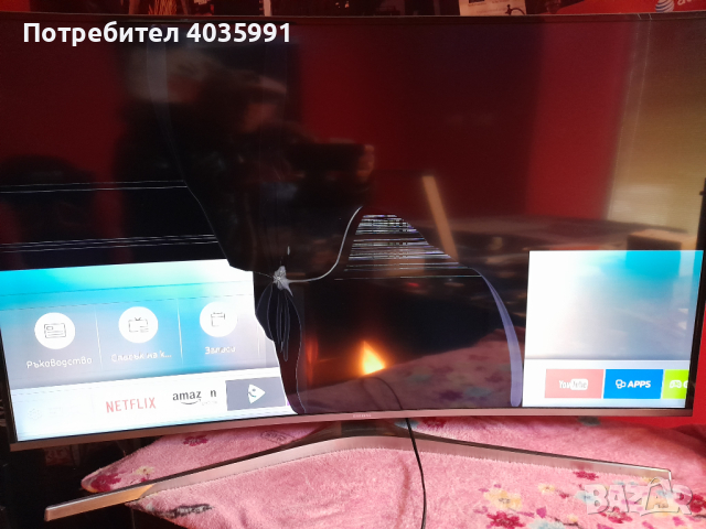 Samsung UE49KU6672U със счупен дисплей, снимка 2 - Части и Платки - 44840505