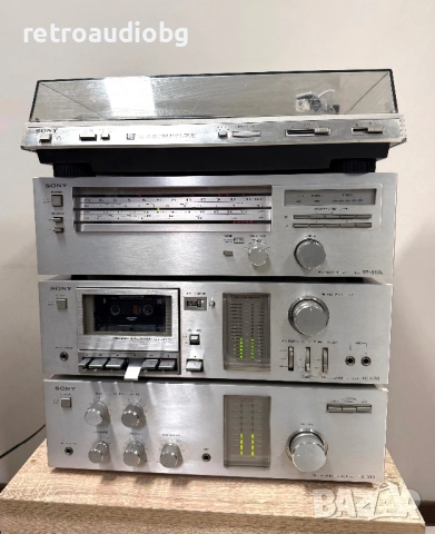 🔈Винтидж аудио сет SONY - усилвател, дек, тунер, грамофон и колони🔈, снимка 2 - Аудиосистеми - 53803605