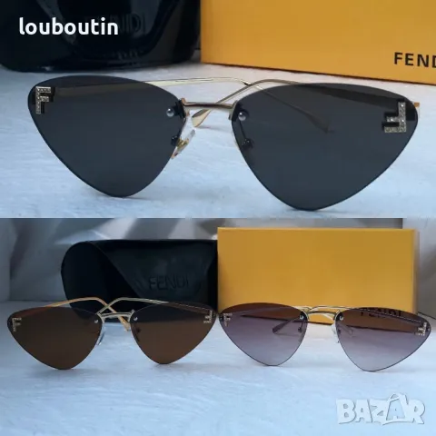 Fendi Дамски слънчеви очила тъиъгълни 3 цвята, снимка 3 - Слънчеви и диоптрични очила - 47766215