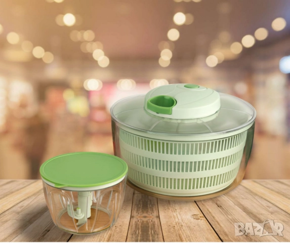 Мултифункционален уред 2в1 Oliver Voltz  – центрофуга и чопър, 4 л купа, снимка 6 - Други - 51948094