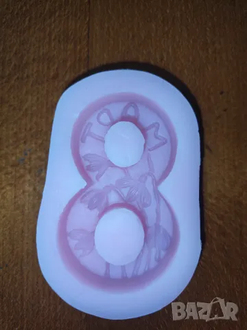 Два молда осмица с лалета и нарцис и с кокичета , снимка 5 - Форми - 49189065