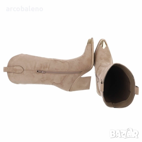 Ликвидация! Дамски уестърн и байкърски ботуши - Доставка 24 часа , снимка 2 - Дамски ботуши - 52222217