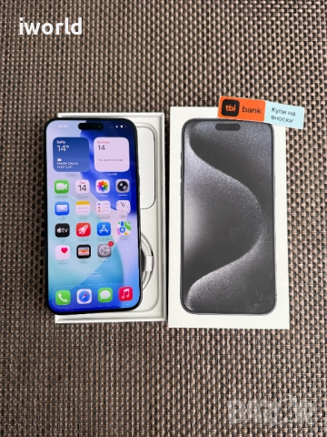 КАТО НОВ❗️iPhone 15 Pro MAX ❗️Лизинг от 50лв/м ❗️Black Titanium 256Gb❗️, снимка 9 - Apple iPhone - 52050403