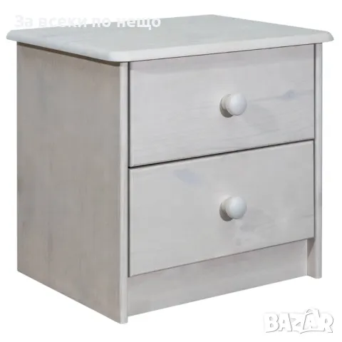 Нощно шкафче, 43x34x40 см, борово дърво масив Код P55