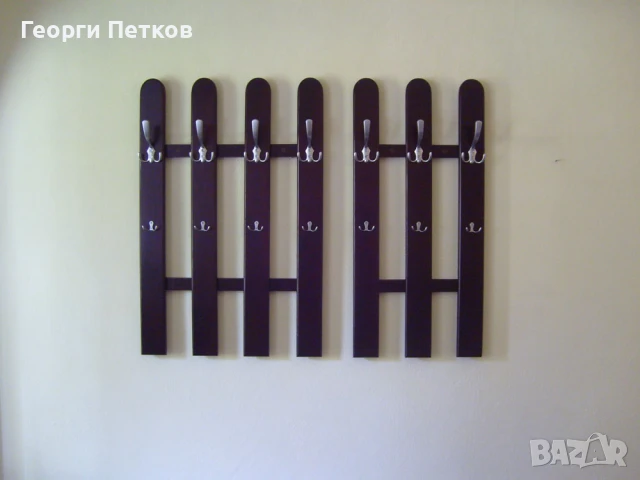 Закачалки от масив - тонирани.