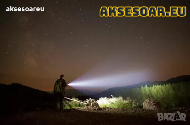 Висококачествено ново Мощно Фенерче с висок лумен и фокусиране светлинния лъч лампа LED осветление, снимка 13 - Лед осветление - 48769921