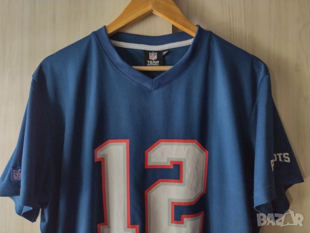NFL / New England Patriots #12 BRADY - мъжка тениска 2XL, снимка 4 - Тениски - 51487418