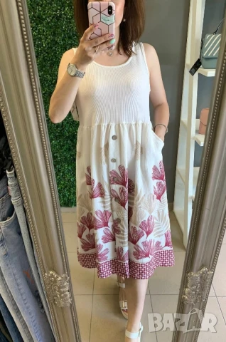 рокли от вискоза , снимка 4 - Рокли - 50875542