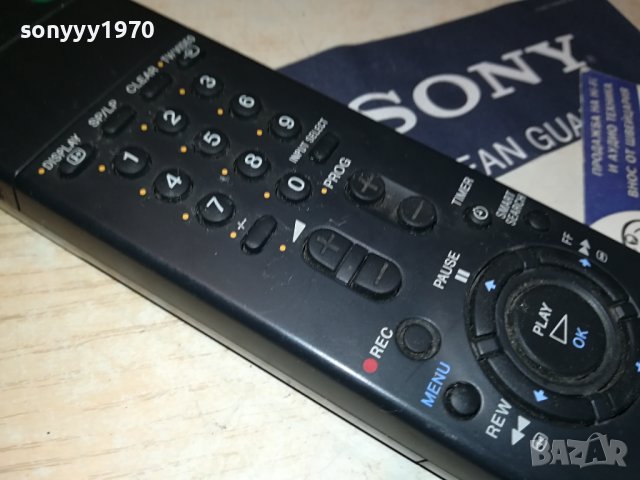 SONY RMT-V288 VIDEO REMOTE 2908231245, снимка 5 - Дистанционни - 42009041