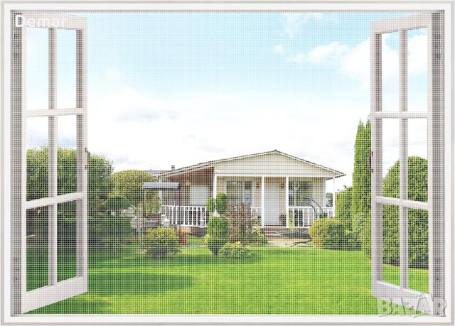 Самозалепваща мрежа / комарник 130 см х 150 см против насекоми