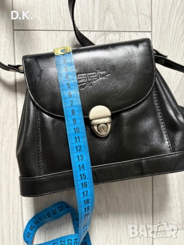 Малка дамска чанта от естествена.кожа. Нова. 19х16х8см., снимка 5 - Чанти - 53860625