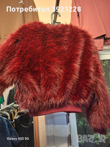 Дамско уникално късо яке, снимка 2 - Якета - 53494679