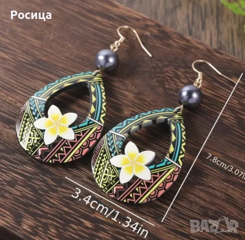 Дамски обеци , снимка 4 - Обеци - 50554404