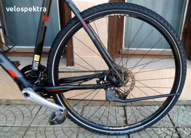  КЮБ ! 28 цола ! Трекинг хибрид- лек офроуд ! 27 скорости ! , снимка 7 - Велосипеди - 53539663