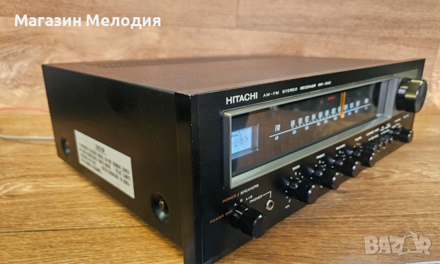 Hitachi SR-302 Stereo Receiver Ресивър Усилвател с радио – Ретро класика / Vintage Audio, снимка 6 - Ресийвъри, усилватели, смесителни пултове - 52361172