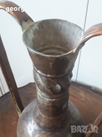 Ретро медна кана ваза амфора  13/3, снимка 3 - Декорация за дома - 34384670