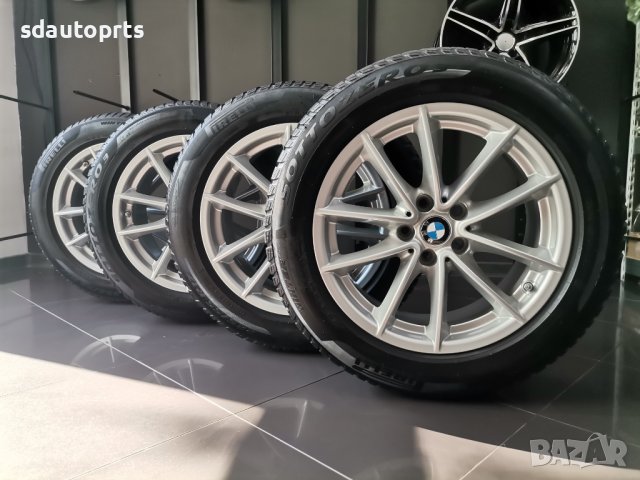 Зимен К-т 17" BMW Джанти 618 + Гуми Pirelli + Датчици БМВ 5 G30 G31 G32 7 G11 G12