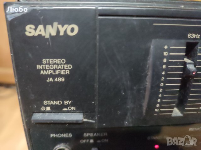 Усилвател SANYO JA489, снимка 4 - Ресийвъри, усилватели, смесителни пултове - 39009513