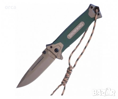 Сгъваем тактически нож Browning Navy Seals Edition 364 – 22 см, снимка 2 - Ножове - 52168147