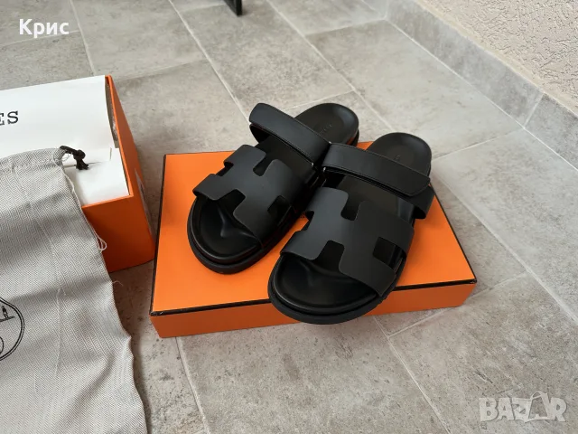 Чехли Hermes мъжки, снимка 2 - Мъжки чехли - 55889685