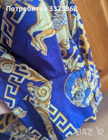 Дамска копринена риза , снимка 5 - Ризи - 52870564