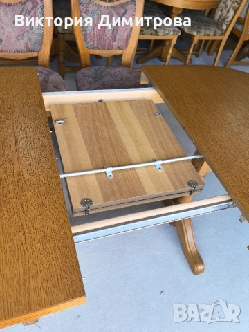 Разтегателна трапезна маса , снимка 4 - Маси - 51738379