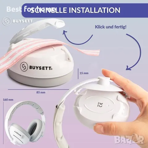 Комплект бебешки и детски антифони  2 в 1 от BUYSETT, снимка 5 - Други - 48752349