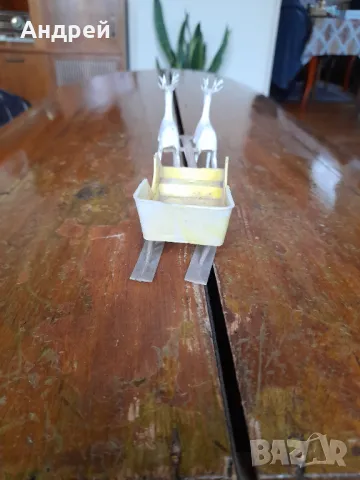 Стари елени и шейна на Дядо Мраз, снимка 4 - Други ценни предмети - 48381702