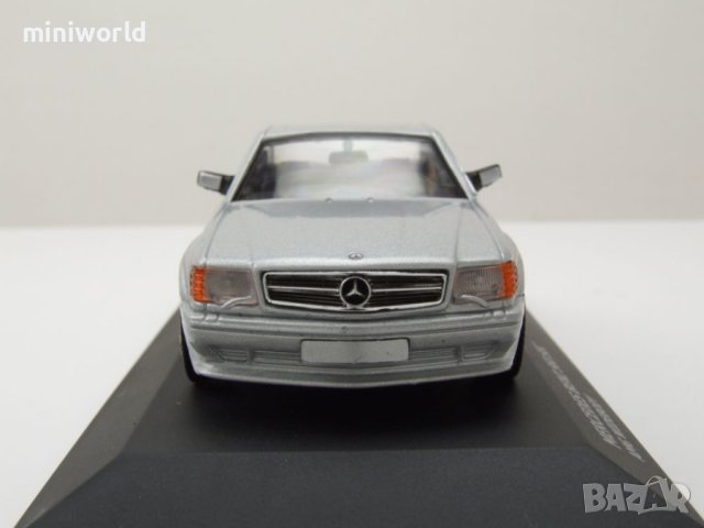 Mercedes 560 SEC AMG Widebody 1990 - мащаб 1:43 на Solido моделът е нов в PVC дисплей-кейс, снимка 5 - Колекции - 42727216