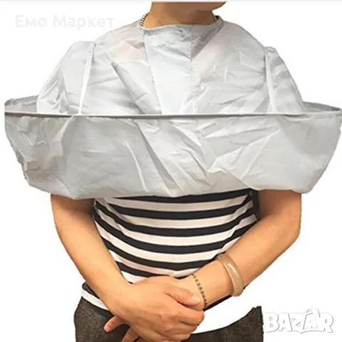 Предпазваща мантия за подстригване, бръснене и боядисване, снимка 3 - Друго оборудване - 49228269