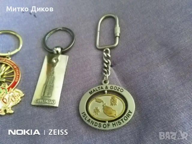 Ключодържатели Чикаго -Тайланд и Малта Гозо отлични, снимка 6 - Колекции - 48001122