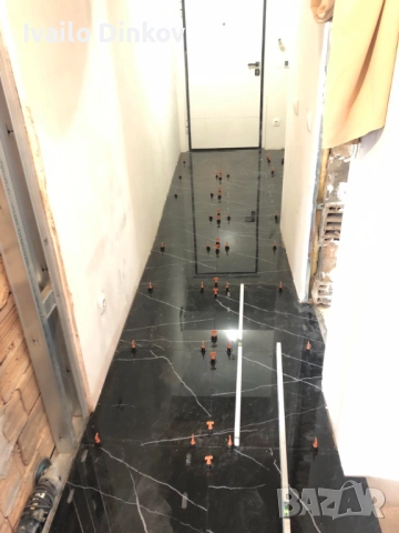 Полиран гранитогрес Неро Маркина/Black Pulpis - Tubadzin 12м2, снимка 5 - Гранитогрес и плочки - 52358737