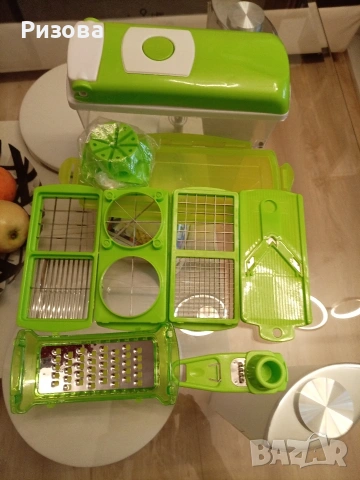 Пълен комплект рендета за салати, чесън и др