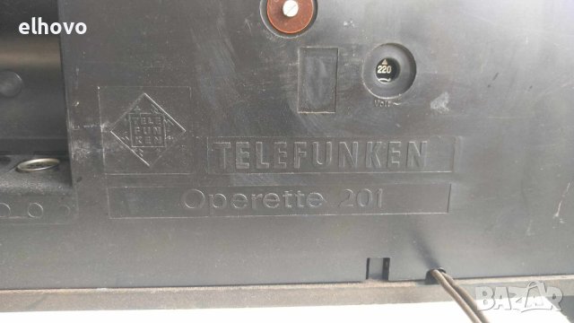 Радио Telefunken operette hifi 201, снимка 10 - Радиокасетофони, транзистори - 41430554