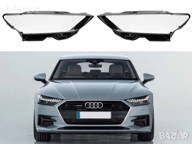 Стъкла за фарове на Audi A7 C8, снимка 4 - Части - 47534637