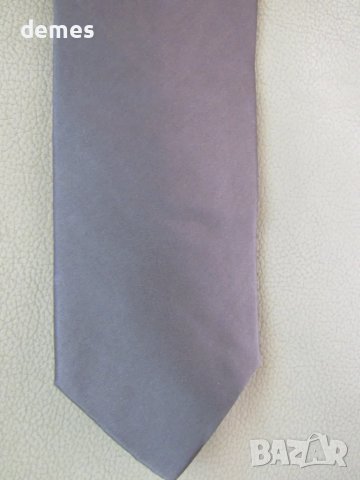 Луксозна сива копринена вратовръзка, нова, снимка 2 - Други - 50229654