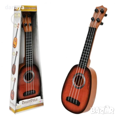 6192 Детска музикална играчка Укулеле мини китара