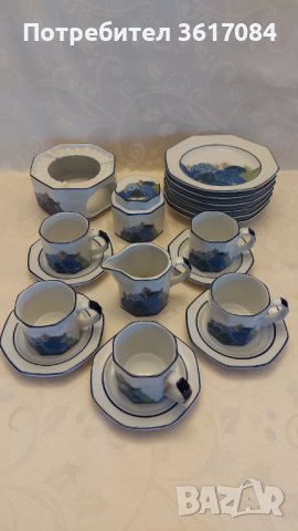 Осмоъгълен порцеланов сервиз в азиатски стил от 70-те години, снимка 9 - Други ценни предмети - 40562946