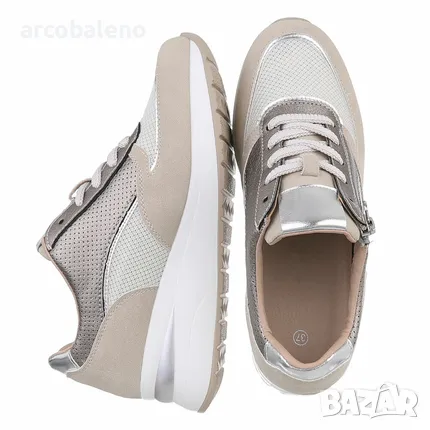 Дамски кецове на танкетка, 4цвята , снимка 3 - Кецове - 48805012