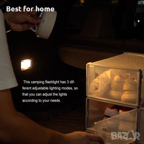 Мощна акумулаторна сгъваема лампа с 5000 mAh и блутуут говорители D10, снимка 2 - Къмпинг осветление - 41721902
