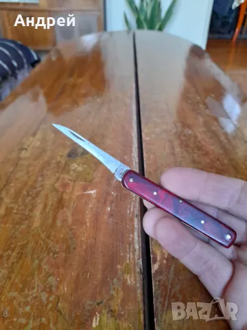 Стар джобен нож,ножче,ножка #87, снимка 4 - Други ценни предмети - 48511230