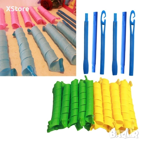 Ролки за вълнообразни къдрици, снимка 14 - Аксесоари за коса - 52590190