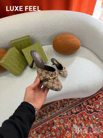 Gucci ⚜️Дамски Чехли , снимка 6 - Чехли - 56130293