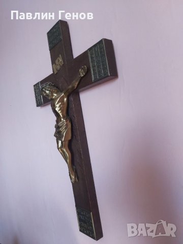 Стар кръст , Исус Христос 50.5х31.5см, снимка 12 - Други ценни предмети - 41394713