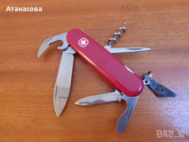 Швейцарско джобно ножче Wenger с калъф, снимка 4 - Ножове - 49380932